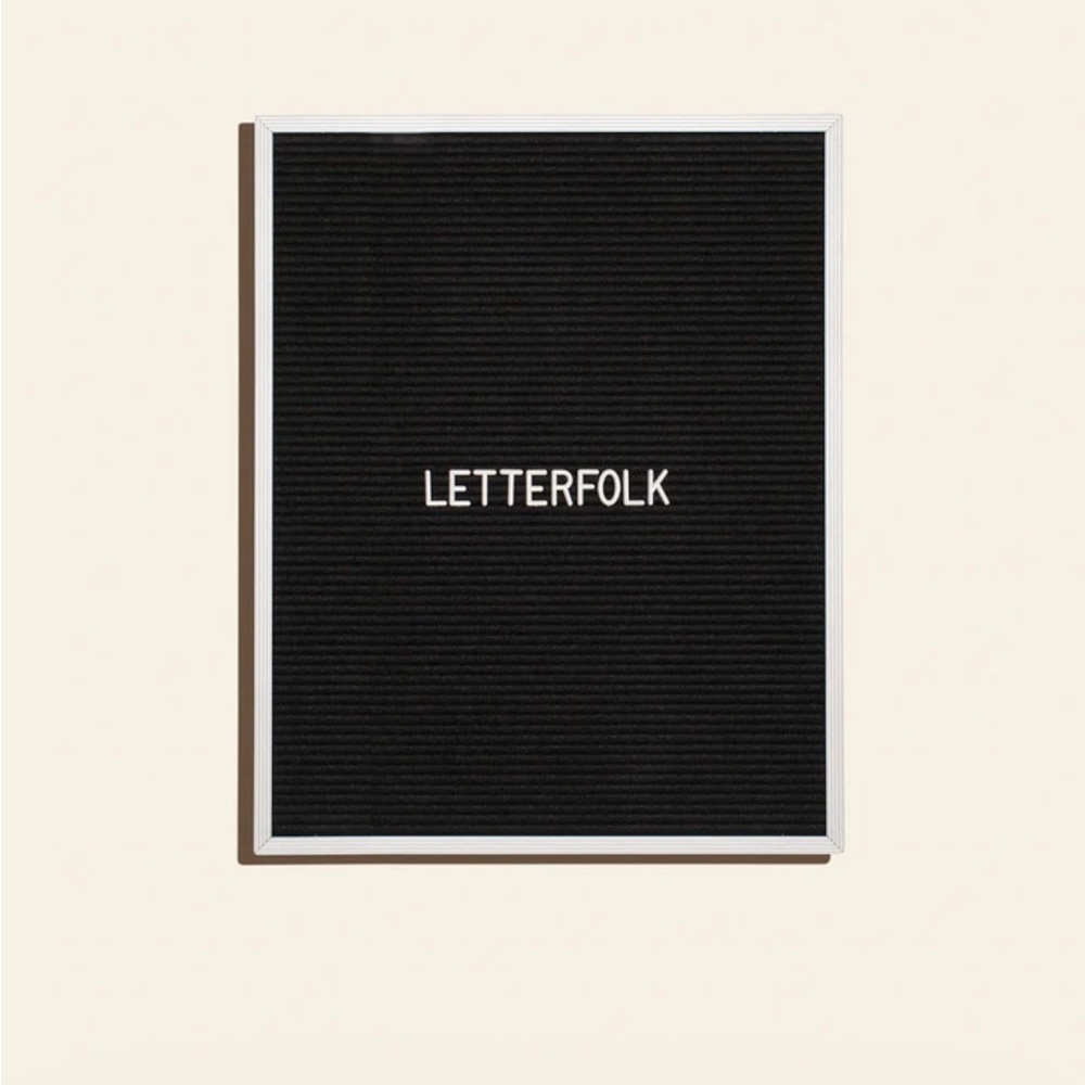 Letterfolk felt letter board